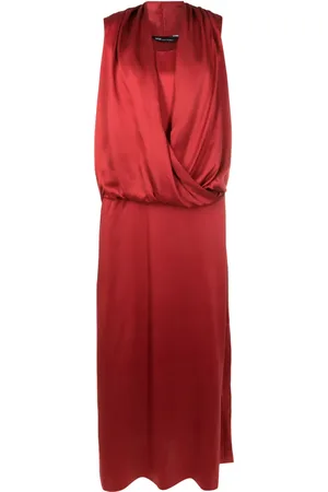 Uma Raquel Davidowicz Drapiertes Seidenkleid