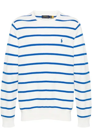 Ralph Lauren Gestreifter Pullover mit Polo Pony