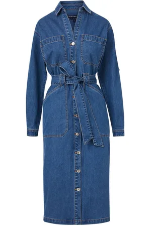 VERONICA BEARD Evelyn Chambray-Kleid