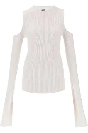 Rick Owens Gerippter Pullover mit Cut-Outs