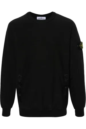 Stone Island Sweatshirt mit Kompass-Patch