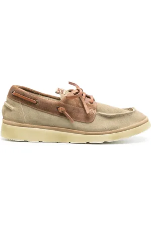 Moma Segelschuhe aus Wildleder mit Logo-Patch