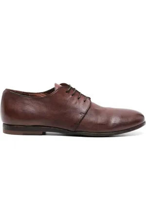 Moma Derby-Schuhe aus strukturiertem Leder