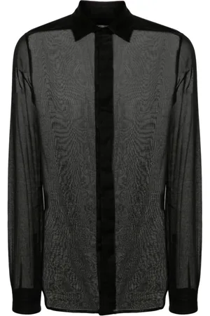 Rick Owens Semi-transparentes Office Hemd