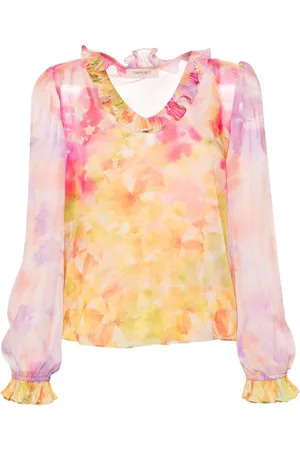 Twin-Set Bluse mit Blumen-Print