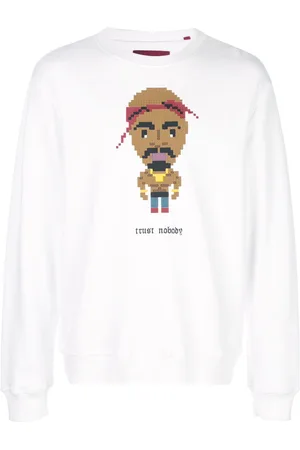MOSTLY HEARD RARELY SEEN Sweatshirt mit "Trust Nobody"-Print