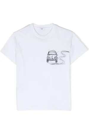 Il gufo T-Shirt mit Stickerei