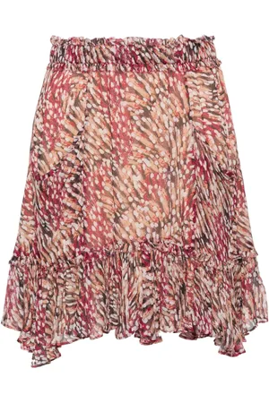 Marant Etoile Viera Minirock mit grafischem Print