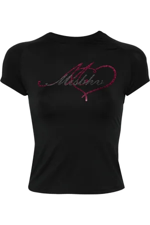 MISBHV T-Shirt mit Glitter-Logo