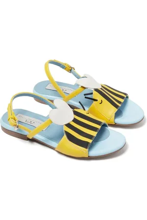 Stella McCartney Bumblebee Sandalen aus Faux-Leder