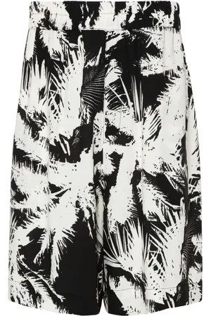 LANEUS Shorts mit abstraktem Print