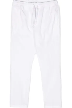 Paolo Pecora Twill-Hose mit elastischem Bund