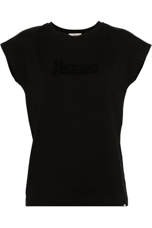 HERNO T-Shirt mit Logo-Verzierung