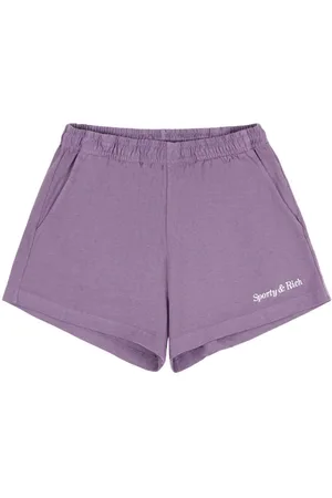 Sporty & Rich Disco Shorts mit Logo-Stickerei