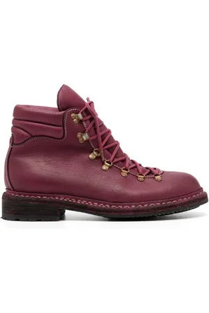 GUIDI Schnürstiefel aus Leder