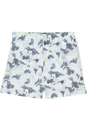 C.P. Company Badeshorts mit Weltkarten-Print