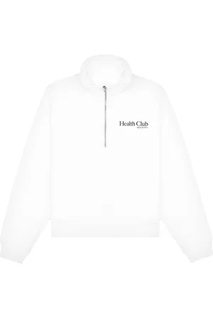 Sporty & Rich Health Club Sweatshirt mit Viertelreißverschluss