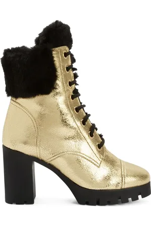 Giuseppe Zanotti Stiefel im Metallic-Look 90mm