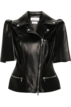 Alexander McQueen Bikerweste mit Schleife