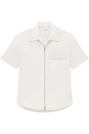 Courrèges Twill-Hemd mit Reißverschluss