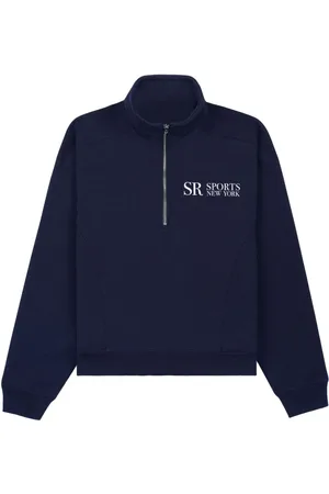 Sporty & Rich JFK Sweatshirt mit Viertelreißverschluss
