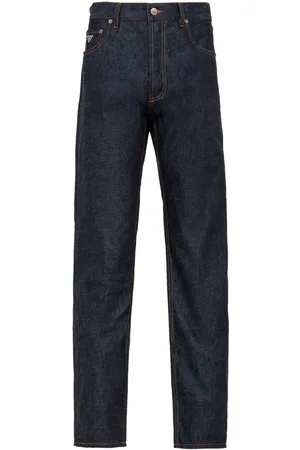 Prada Halbhohe Slim-Fit-Jeans