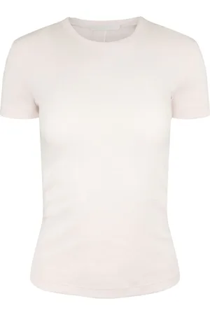 Helmut Lang Shrunken Oberteil aus Rippstrick