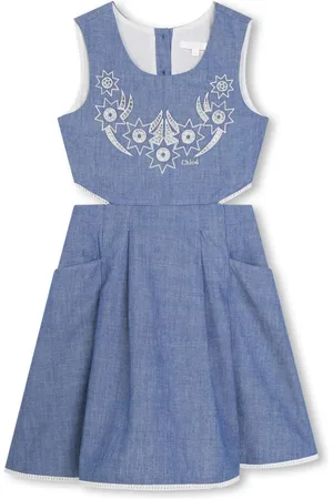 Chloé Besticktes Kleid aus Bio-Baumwolle
