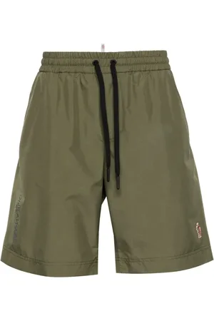 Moncler Lauf-Shorts mit Logo-Patch