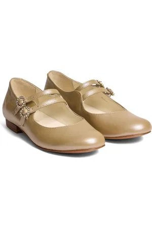 BONPOINT Tam Ballerinas im Metallic-Look