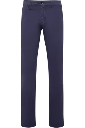 BILLIONAIRE Denim-Chino mit Logo-Stickerei