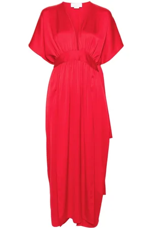 GENNY Maxikleid mit V-Ausschnitt