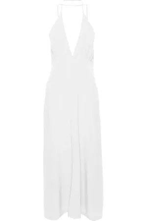Totême Seidenkleid mit Neckholder-Ausschnitt