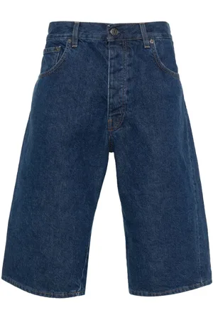 Sunflower Jeans-Shorts mit Logo-Patch