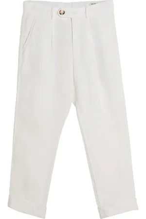 Brunello Cucinelli Leinenhose mit geradem Bein