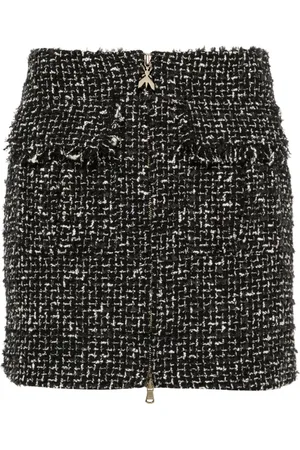 Patrizia Pepe Tweed-Minirock in A-Linie