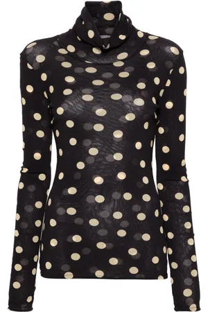 Stella McCartney Schluppenbluse mit Polka Dots