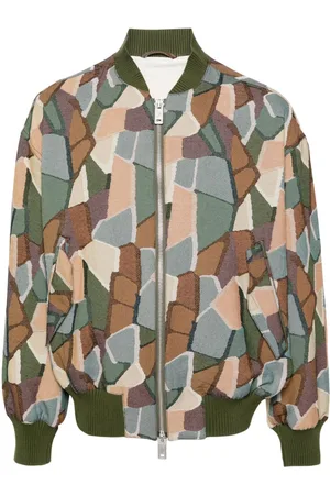 Emporio Armani Bomberjacke mit Mosaikmuster