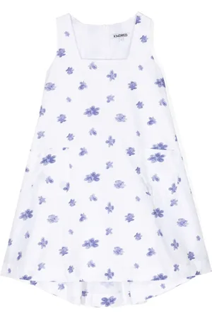 Kindred Kleid mit Scribble Cloud-Print