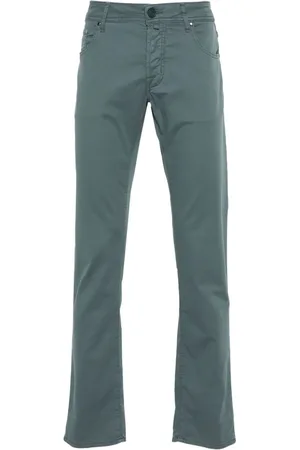 Jacob Cohen Hose mit Logo-Patch