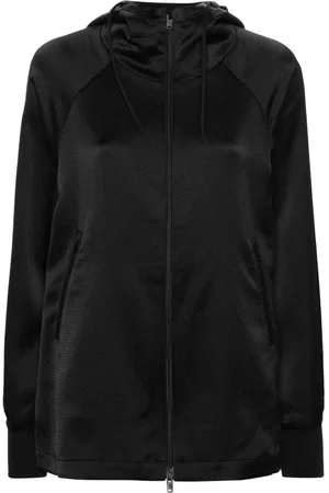 Y-3 Strukturierte Kapuzenjacke