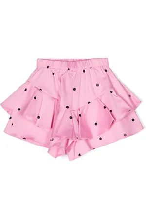 Twin-Set Gerüschte Shorts mit Polka Dots