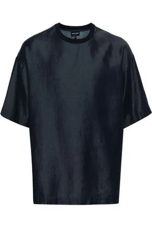 Giorgio Armani Jeans-T-Shirt mit Logo-Stickerei