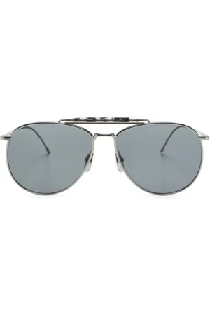 Thom Browne Pilotenbrille mit Doppelsteg