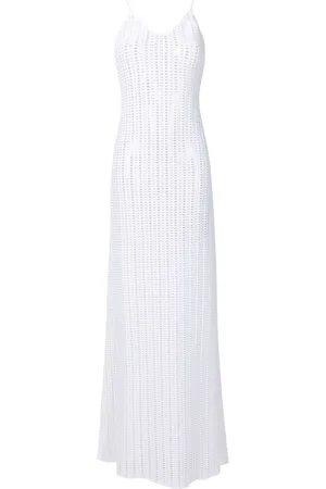 AMIR SLAMA Gestricktes Maxikleid