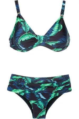 Lygia & Nanny Marianne Bikini mit Blatt-Print