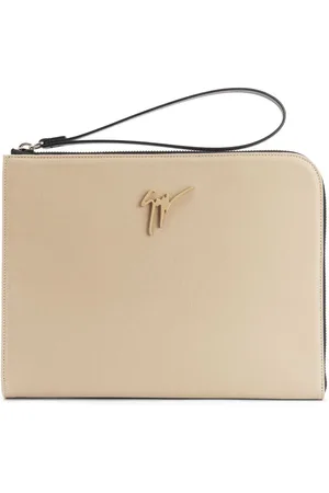 Giuseppe Zanotti Fabian Clutch mit Logo-Schild