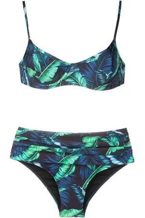 Lygia & Nanny Liliane Bikini mit Blatt-Print