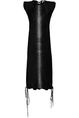 The Attico Midikleid mit Strass