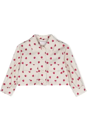 MONNALISA Jacke mit Erdbeeren-Print